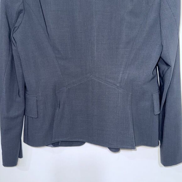 AKRIS Punto Wool Suit Jacket - Charcoal 8 - Picture 4 of 7